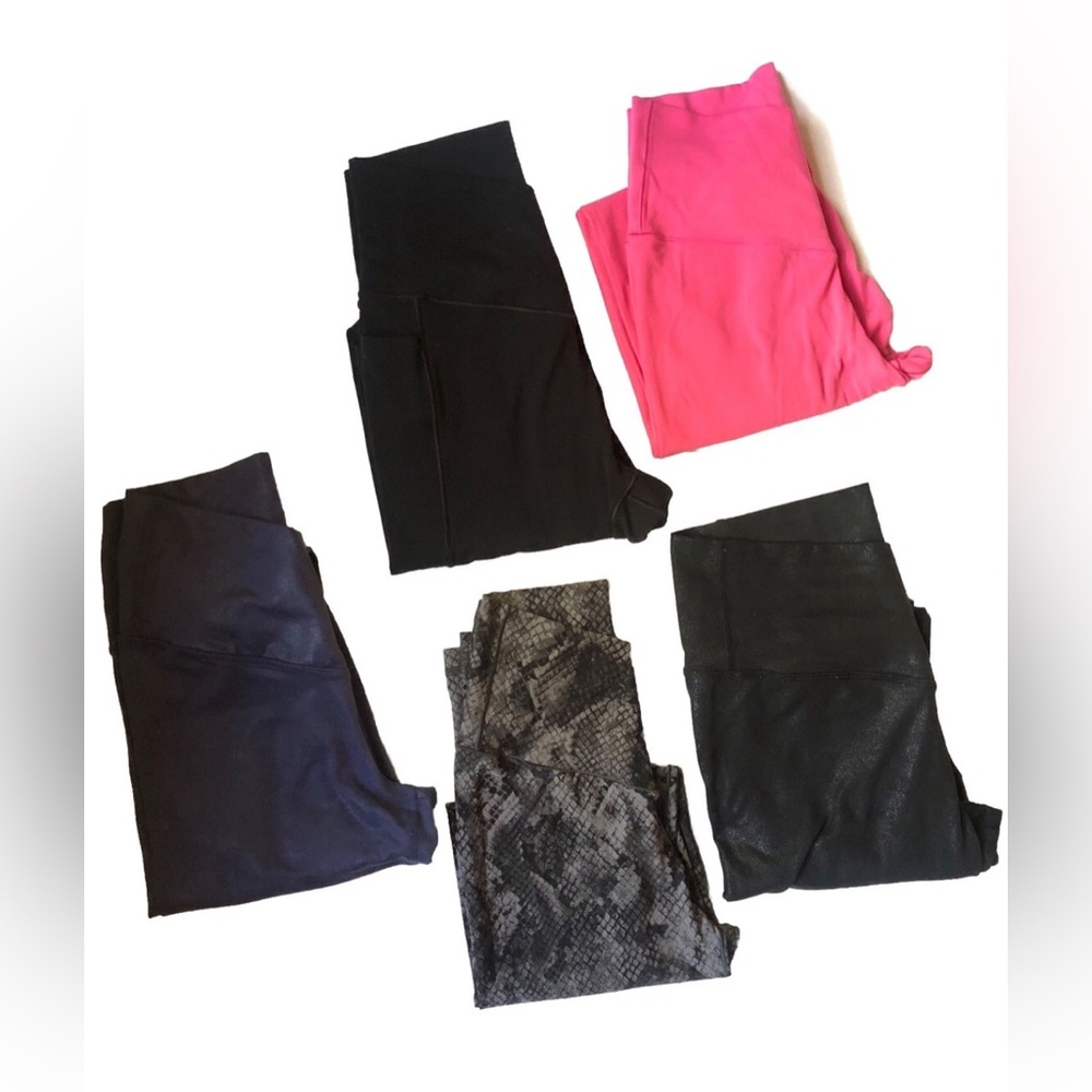 Aerie Off Line real me cross over leggings S Assorted 5 Pack Colors Athleisure
